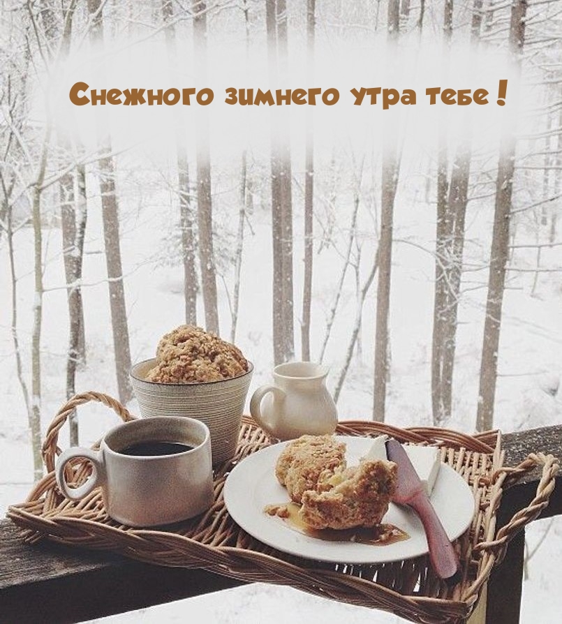 Холодный вечер горячий. Зимний завтрак. Зимнее чаепитие. Утренний зимний завтрак. Завтрак в зимнем лесу.